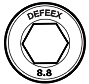پیچ آلن گل کوتاه  8.8 گالوانیزه زرد