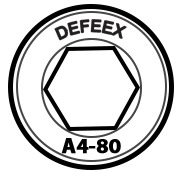 پیچ آلن گل کوتاه استنلس استیل 316 (A4-80) 