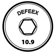 پیچ آلن گل کوتاه آچار کوچک 10.9 مشکی