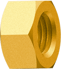 مهره شش گوش کربن استیل کلاس 8 گالوانیزه زرد