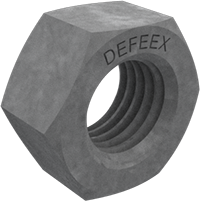 مهره شش گوش کربن استیل کلاس 8 گالوانیزه گرم