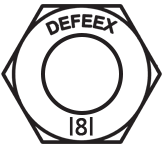 مهره چاکدار کربن استیل ( خشکه ) کلاس 8 داکرومات